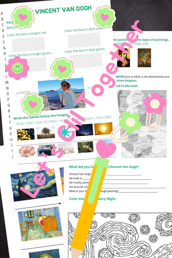 Vincent Van Gogh Clil Lesson