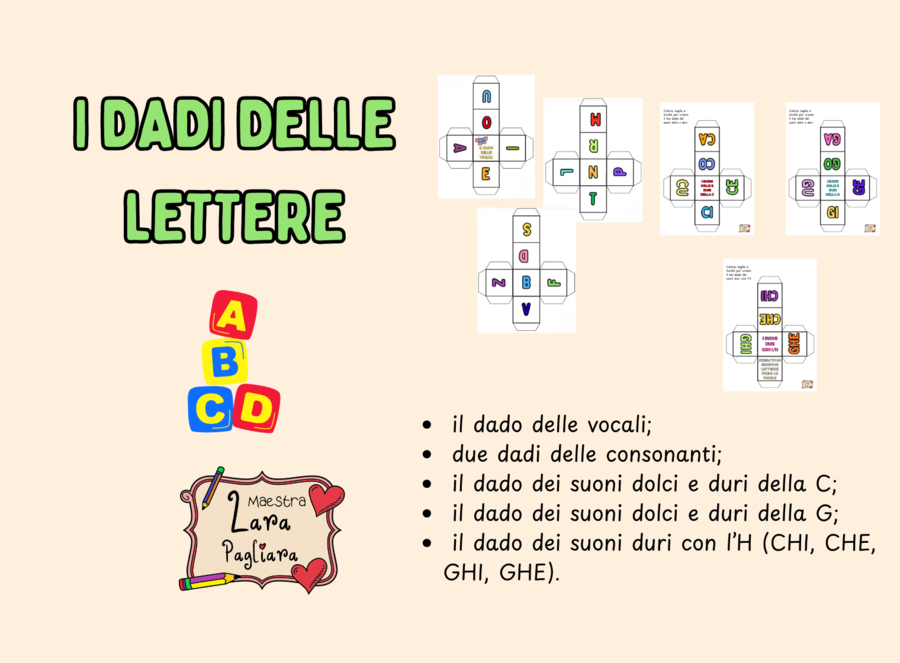I dadi delle lettere