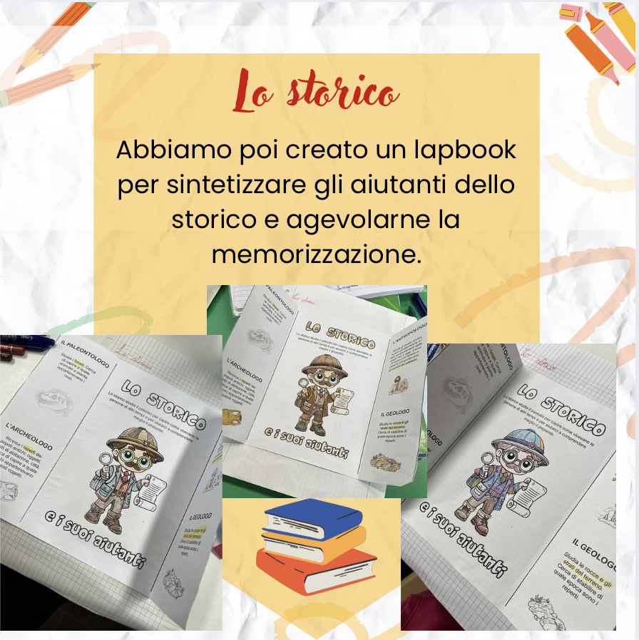 Lo storico - approfondimento, lapbook e verifica