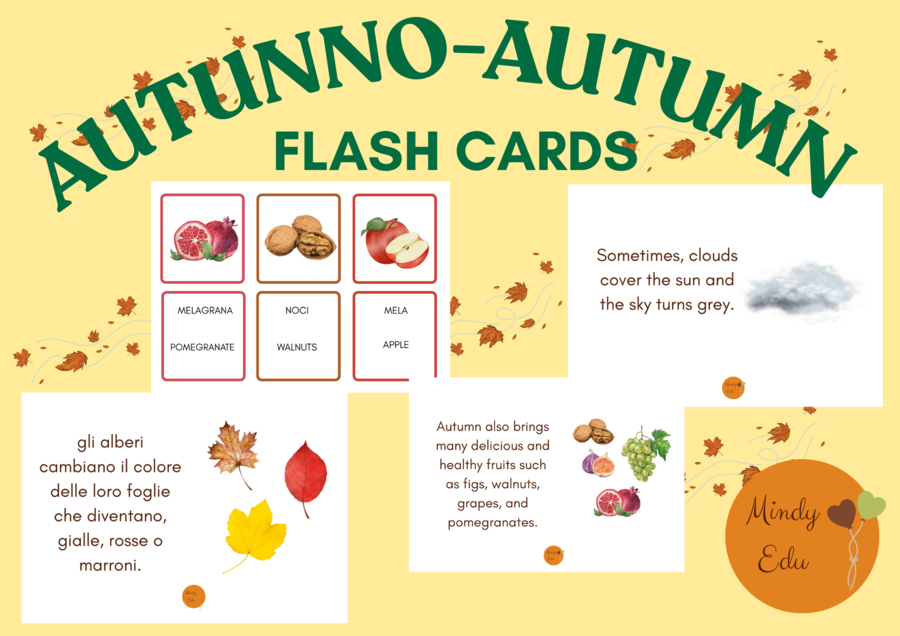 Autunno / Autumn – Flash cards bilingue per bambini pdf