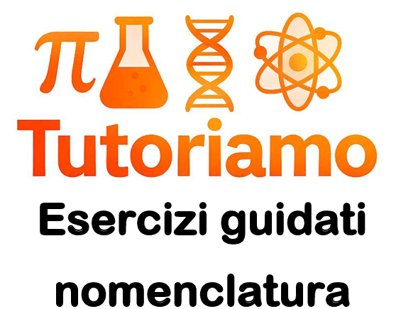 Esercizi guidati nomenclatura inorganica