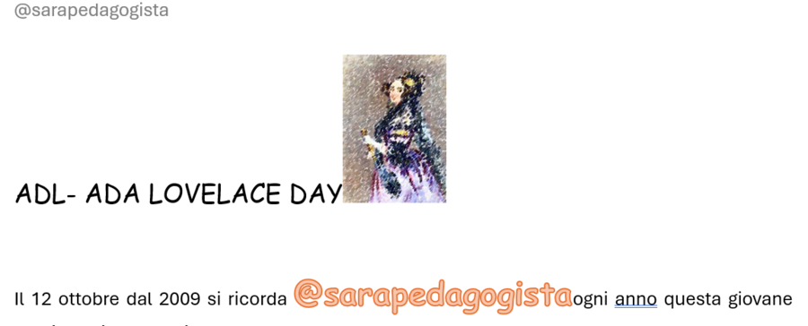 ALD Ada Lovelace Day versione bambini