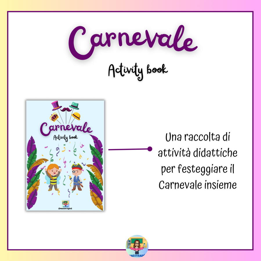 Activity book di Carnevale