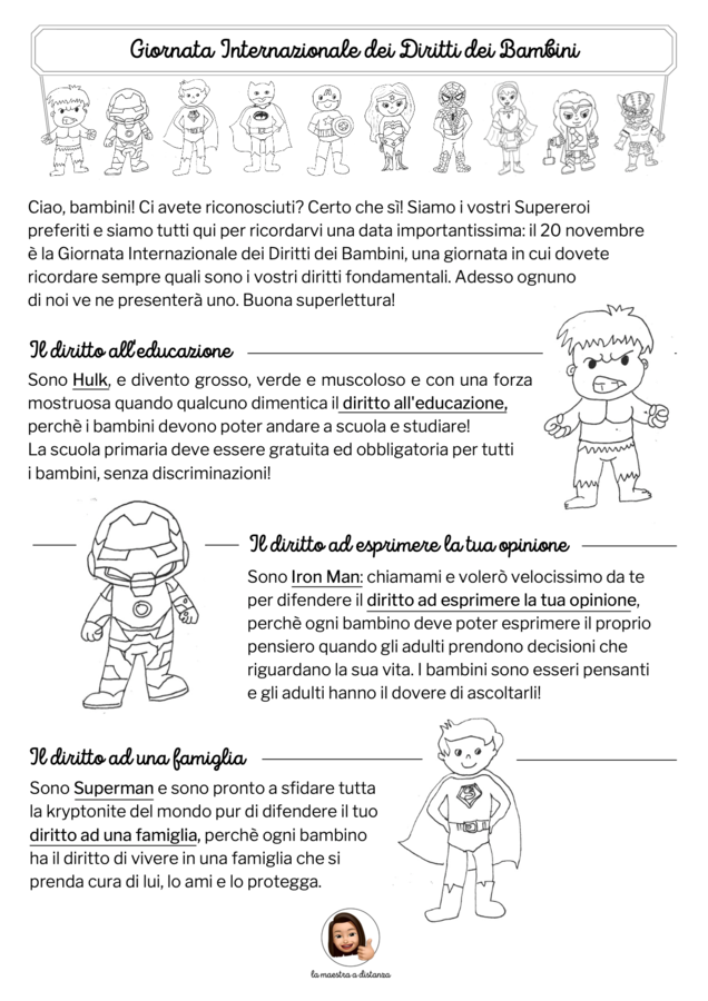DIRITTI E SUPEREROI