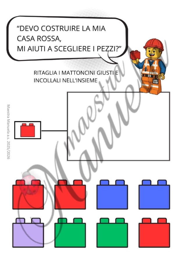 Appartiene / Non Appartiene con Emmet il Mastro Costruttore