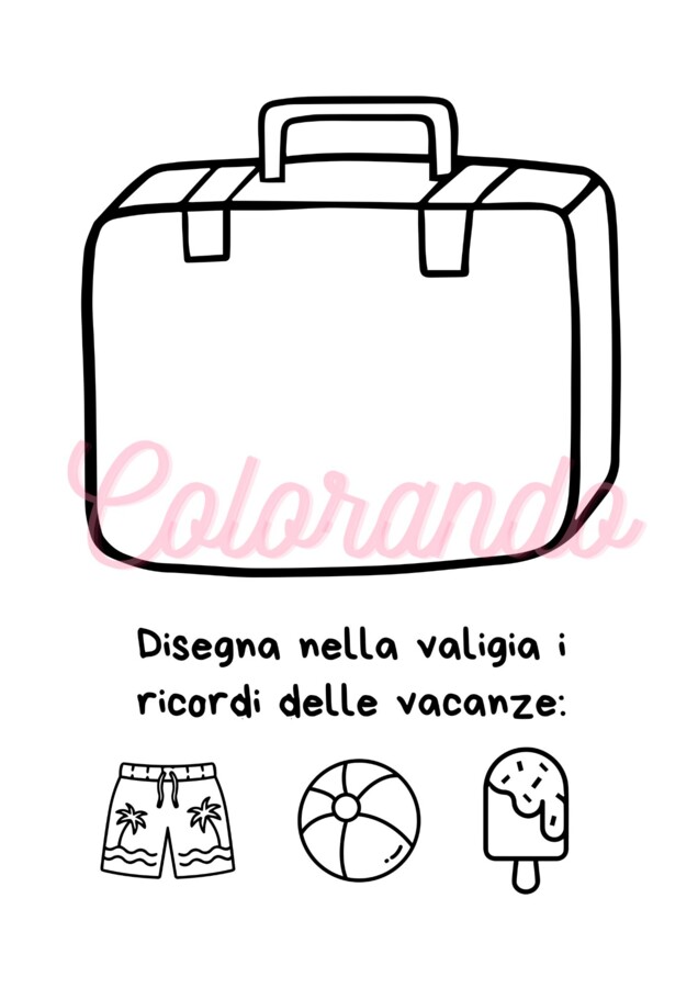 Primo Giorno di Scuola – Schede Creative da Colorare e Racconta le tue emozioni.
