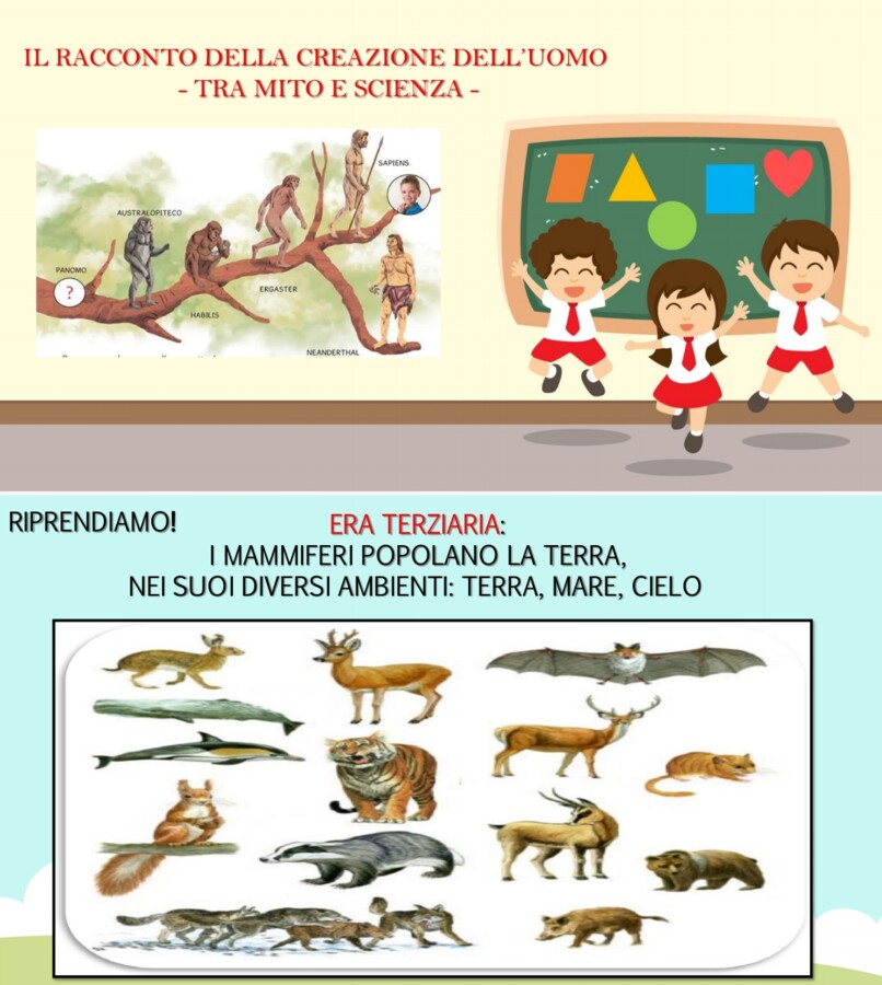 INIZIA LA STORIA - UN LAVORO DI INTRODUZIONE GENERALE AL CAMMINO DA SCIMMIA ANTROPOMORFA A SPECIE UMANA