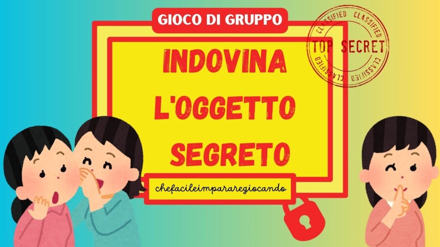 INDOVINA L'OGGETTO SEGRETO - ACCOGLIENZA - PRIMI GIORNI