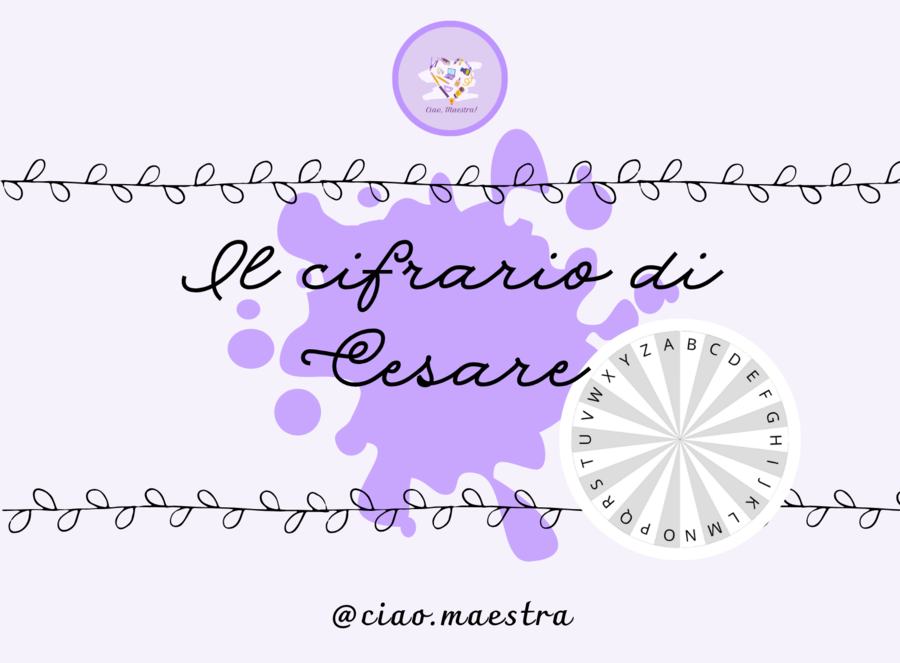 Messaggi in codice - cifrario di Cesare