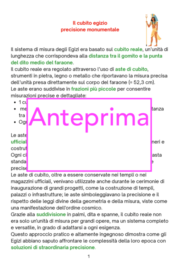 Come misuravano gli Egizi? un percorso interattivo per scoprire e per fare; classi 3-5