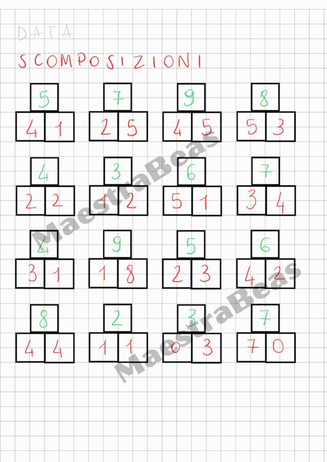 Quaderno di matematica classe prima (3)