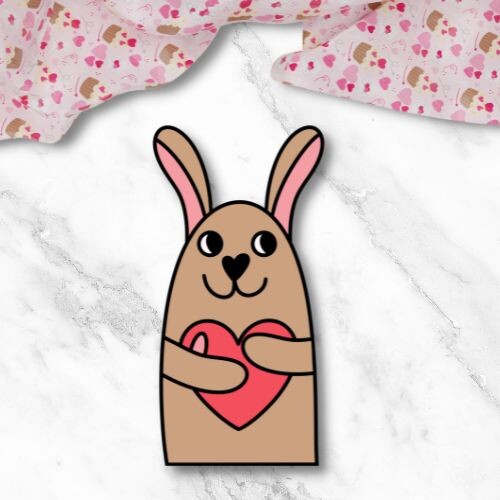 Lavoretti di San Valentino - animali con il cuore