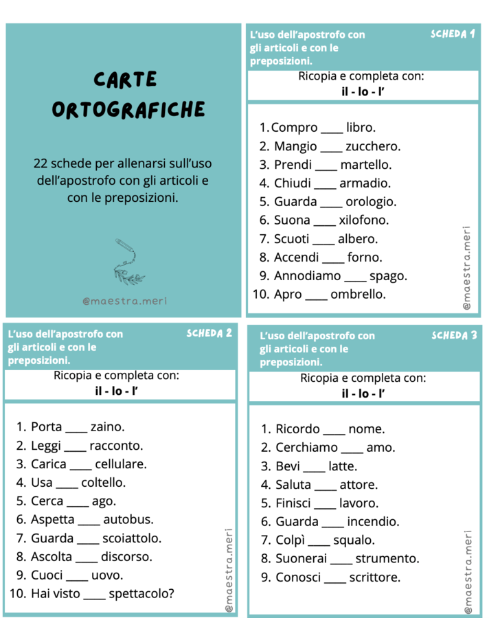 Carte ortografiche