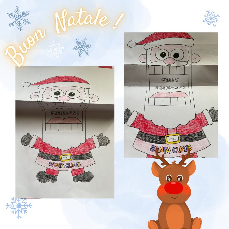 Biglietto Babbo Natale popup