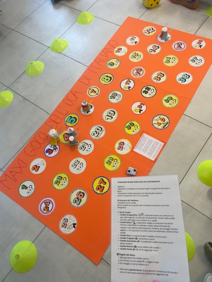 Maxi Gioco dell’Oca Ortografico – Ripassa l’ortografia giocando!