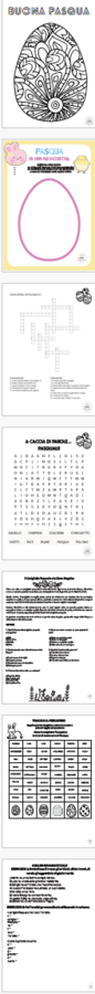 COMPITI DI PASQUA CLASSE SECONDA