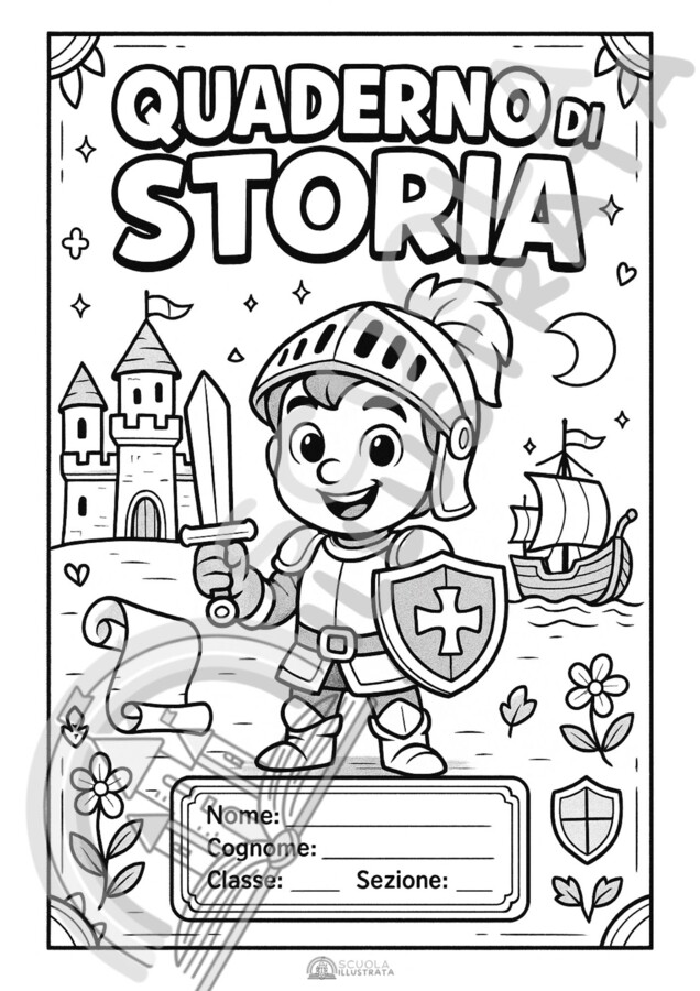 Copertine quaderni Storia per tutte le classi