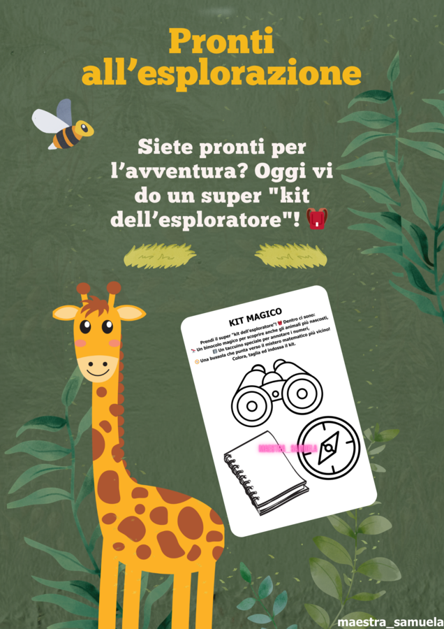 Lezione di Accoglienza: 🌿 Avventura nella Giungla dei Numeri 🌿