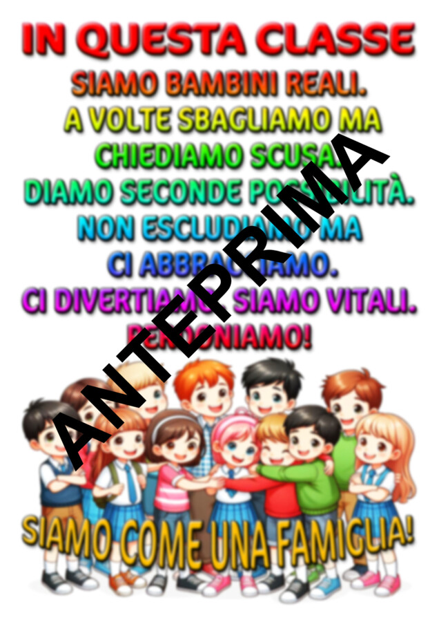 INCLUSIVITA'/EDUCAZIONE CIVICA: COME SIAMO IN QUESTA CLASSE SCUOLA PRIMARIA.