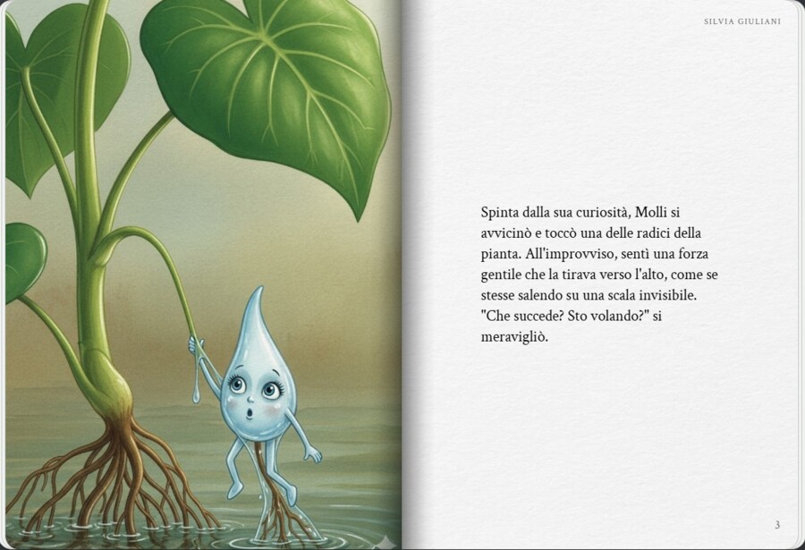 Storia di Molli, la molecola d'acqua. COMPLETO