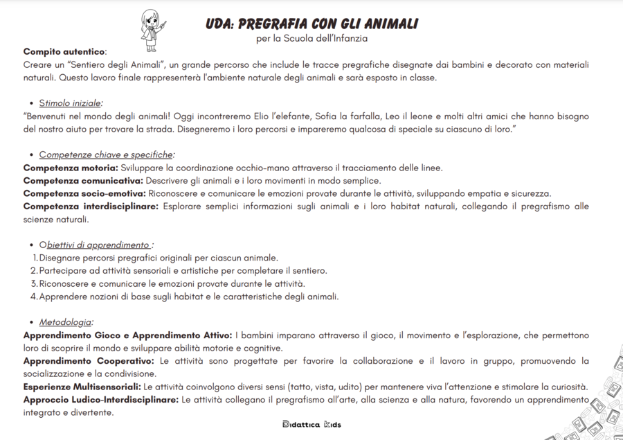 Pacchetto 6 Unità Didattiche di Apprendimento (UDA)