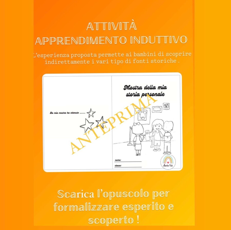 Mostra della mia storia personale - apprendimento per scoperta delle fonti