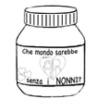 Che mondo sarebbe senza i nonni - Barattolo degli auguri - Biglietto