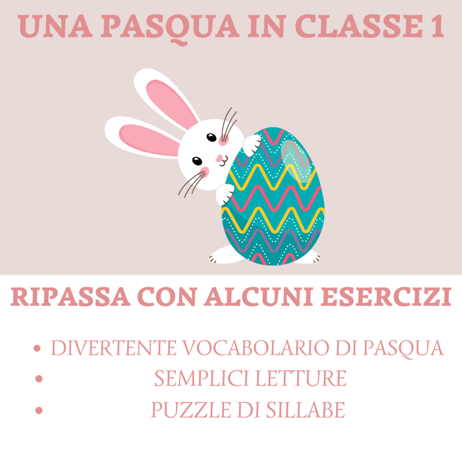 UNA PASQUA IN CLASSE 1 COMPITI PER LE VACANZE
