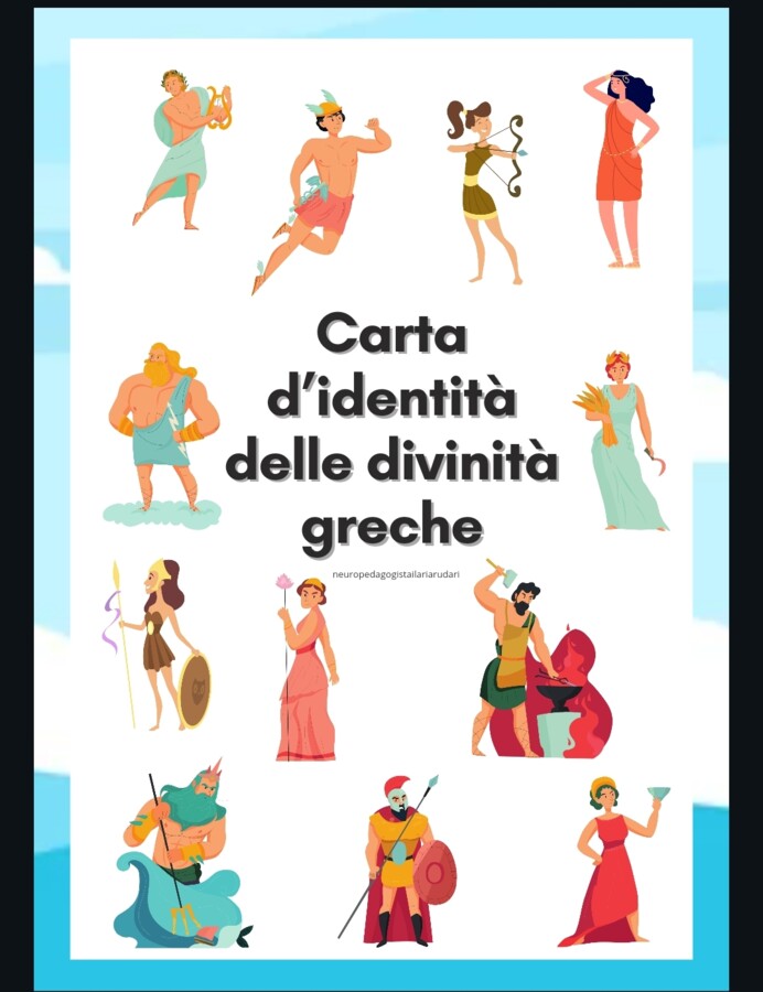 Carta d'identità delle divinità greche