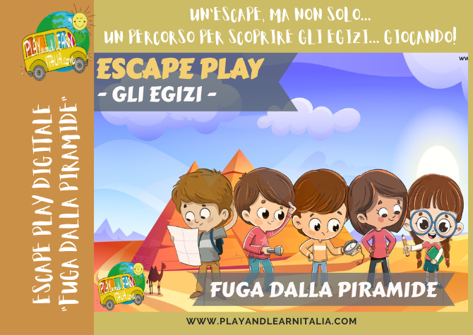 PACCHETTO 3 ESCAPE PER BAMBINI