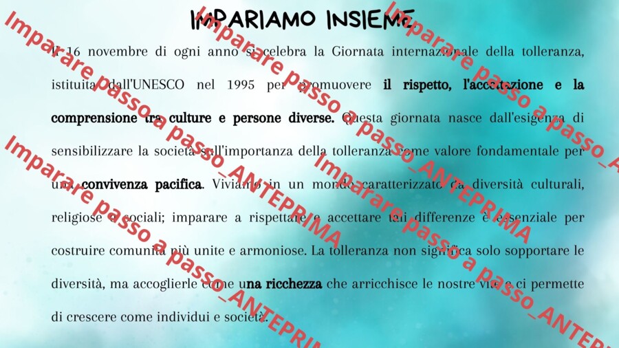 Giornata internazionale della tolleranza