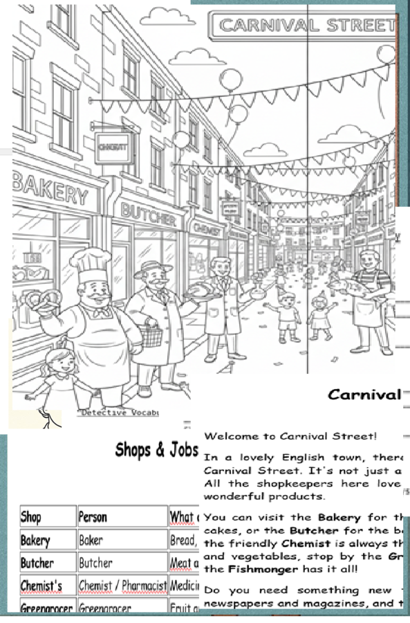 Carnival Street: Shops and Jobs