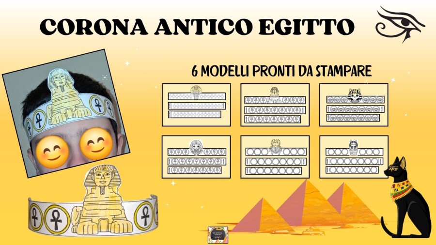 LE CORONE DI CARTA DELL'ANTICO EGITTO