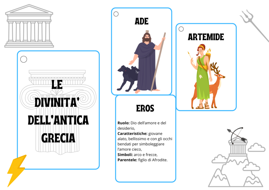 Le divinità dell'antica Grecia