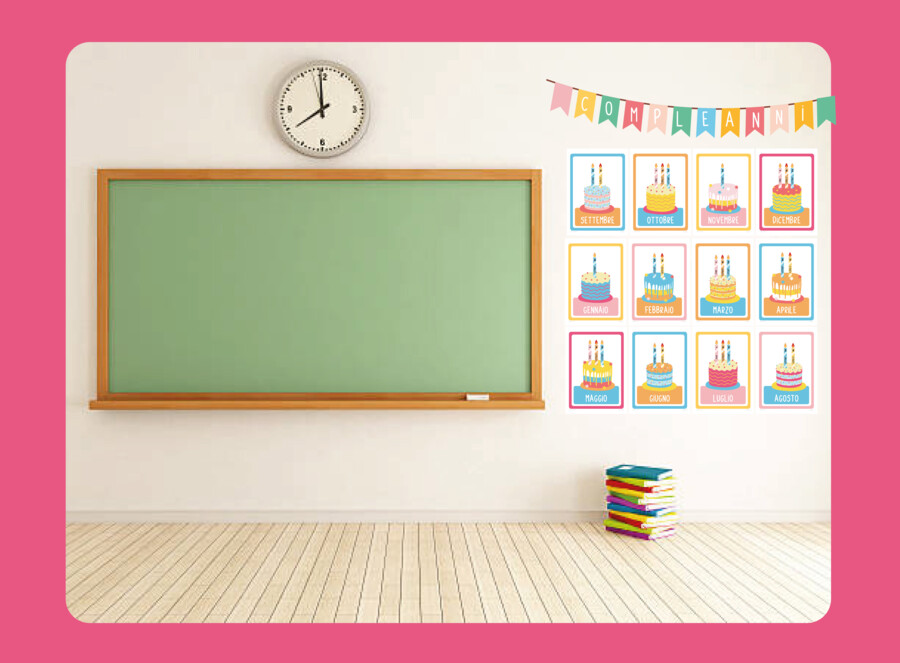 I compleanni della classe - poster componibile