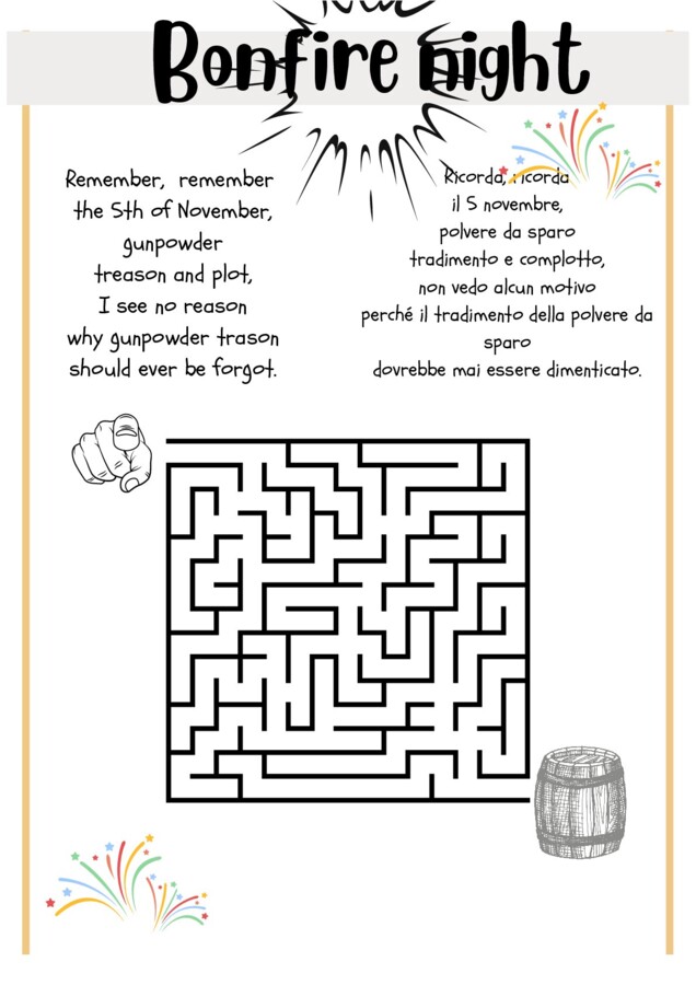 Bonfire Night on 5th of November
