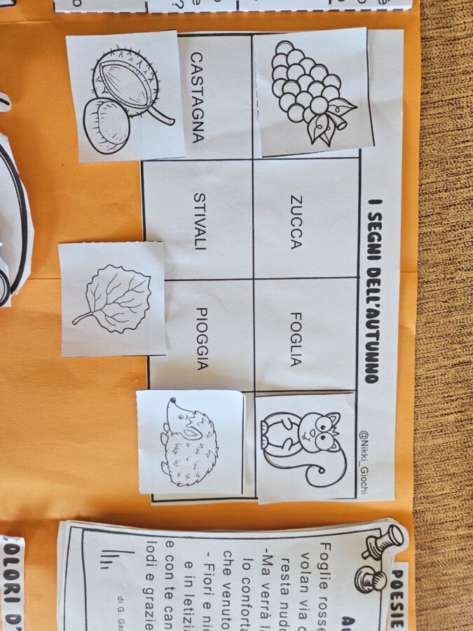 LAPBOOK sull'Autunno