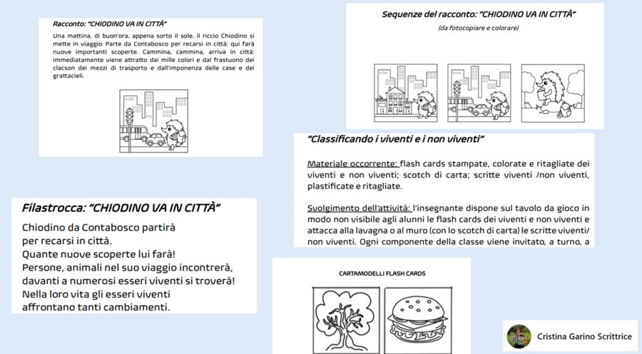 VIVENTI E NON VIVENTI: "CHIODINO VA IN CITTÀ"