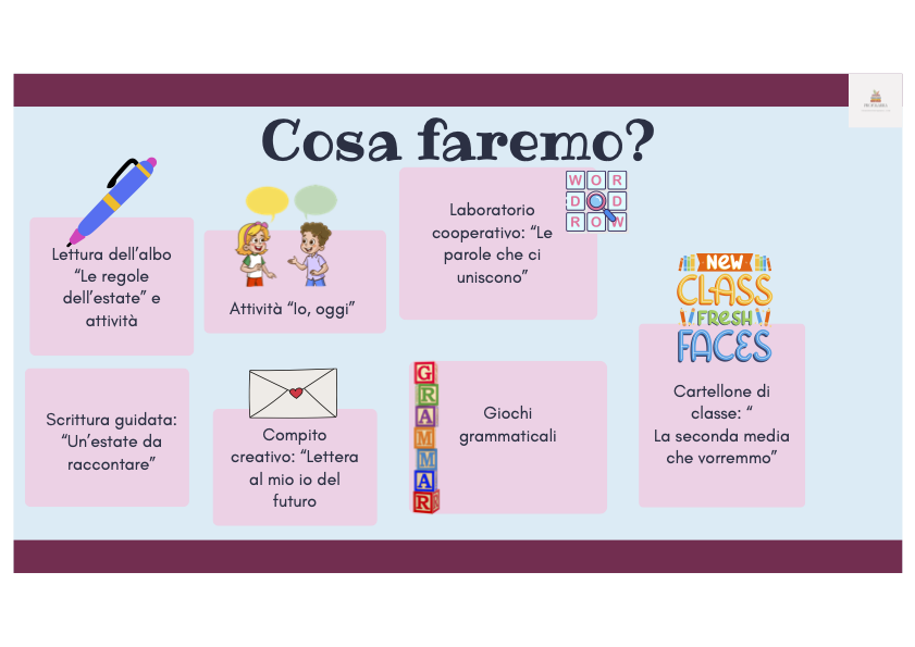 Back to school-Seconda media