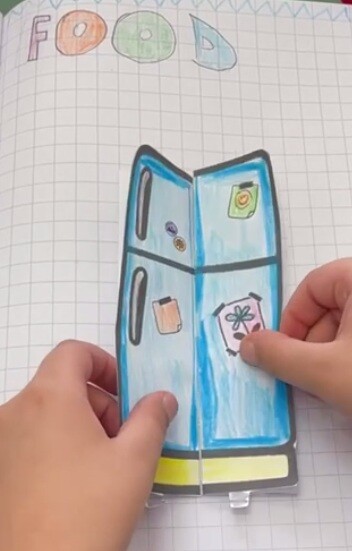 🧊 My English Fridge! 🍎 - Impara il cibo in inglese in modo creativo 🇬🇧✏️