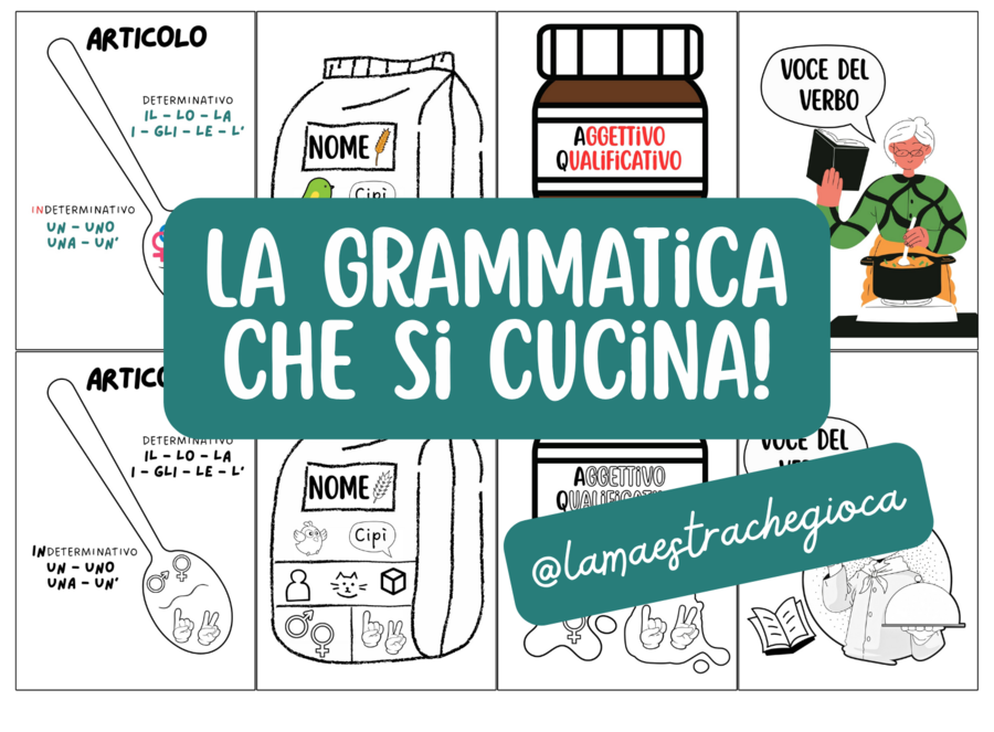 La grammatica che si cucina! Classi II e III