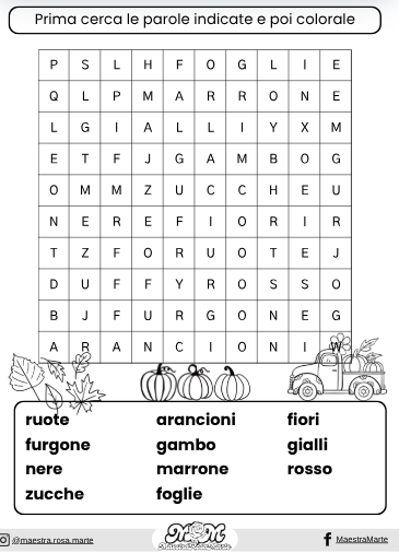 Leggo e Coloro: mini libretto per la lettura e la comprensione
