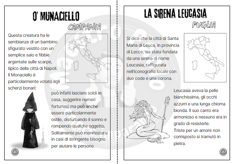 Bestiario d'Italia - Percorso tematico delle Regioni