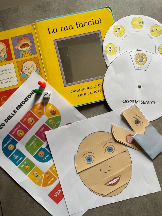Unità D'apprendimento : "Faccia Buffa, oggi mi sento... " (Campi d'esperienza il sè e l'altro e Il corpo e il movimento)