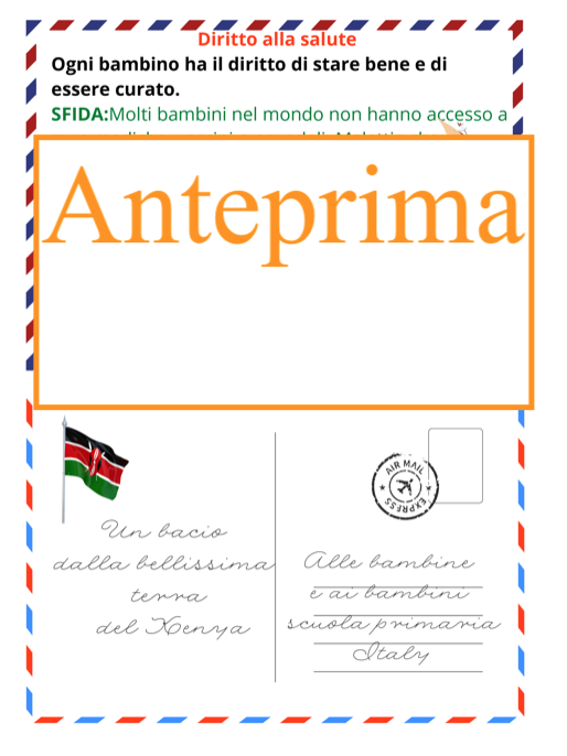 Cartoline dal mondo: Diritti dei Bambini tra speranze e sfide- classi III/V