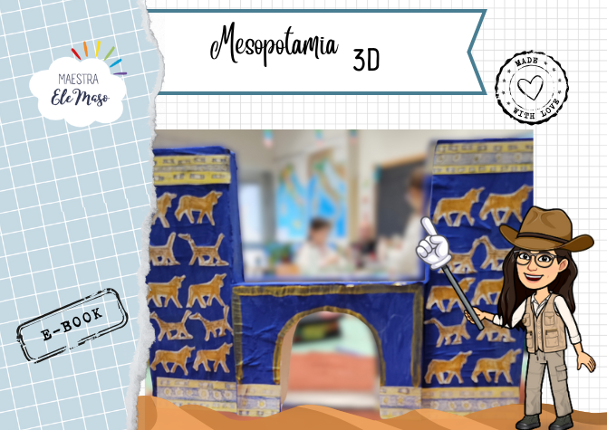 Mesopotamia 3D - realizzare il modellino 3d della Porta di Ishtar