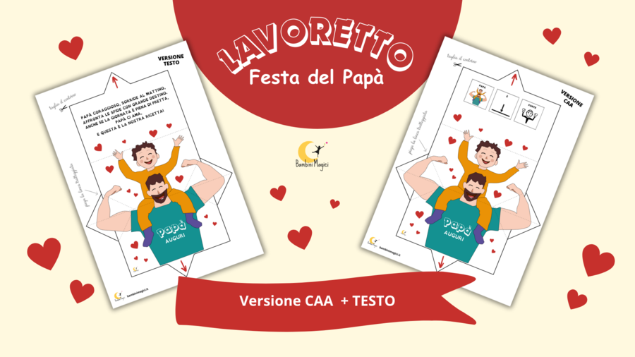 Lavoretto festa del papà CAA + DSA