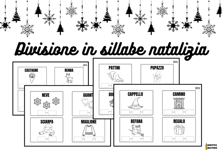 DIVISIONE IN SILLABE NATALIZIA
