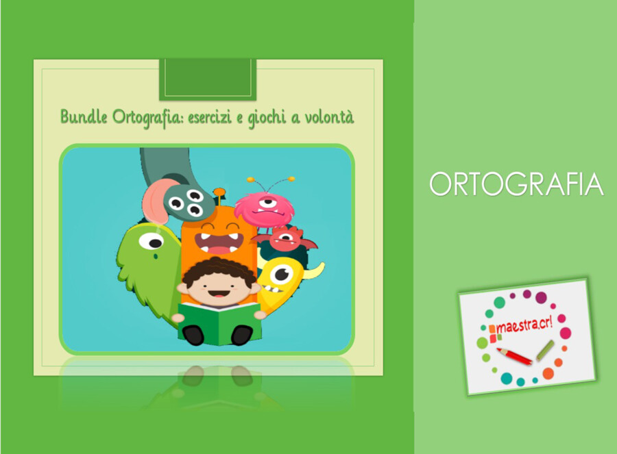 Bundle Ortografia - Esercizi e giochi a volontà