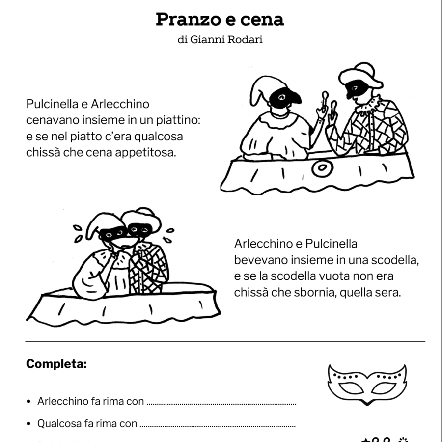 Arlecchino - filastrocca